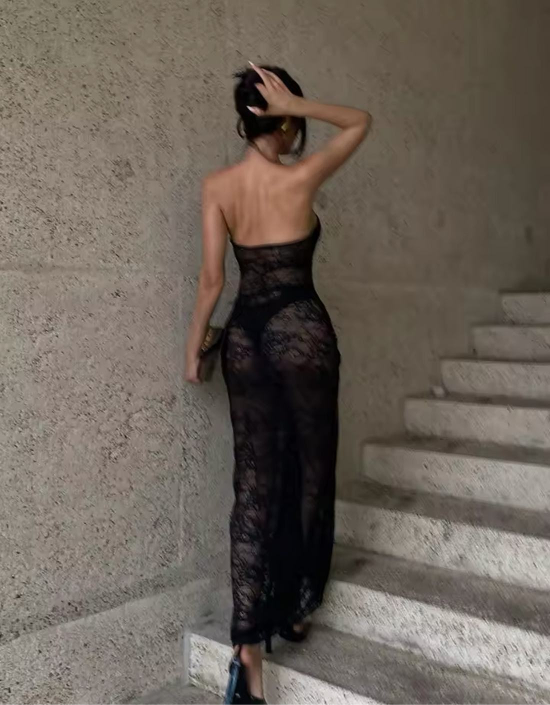 Naomee Lace Maxi Dress