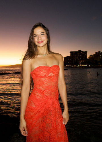 Naomee Lace Maxi Dress