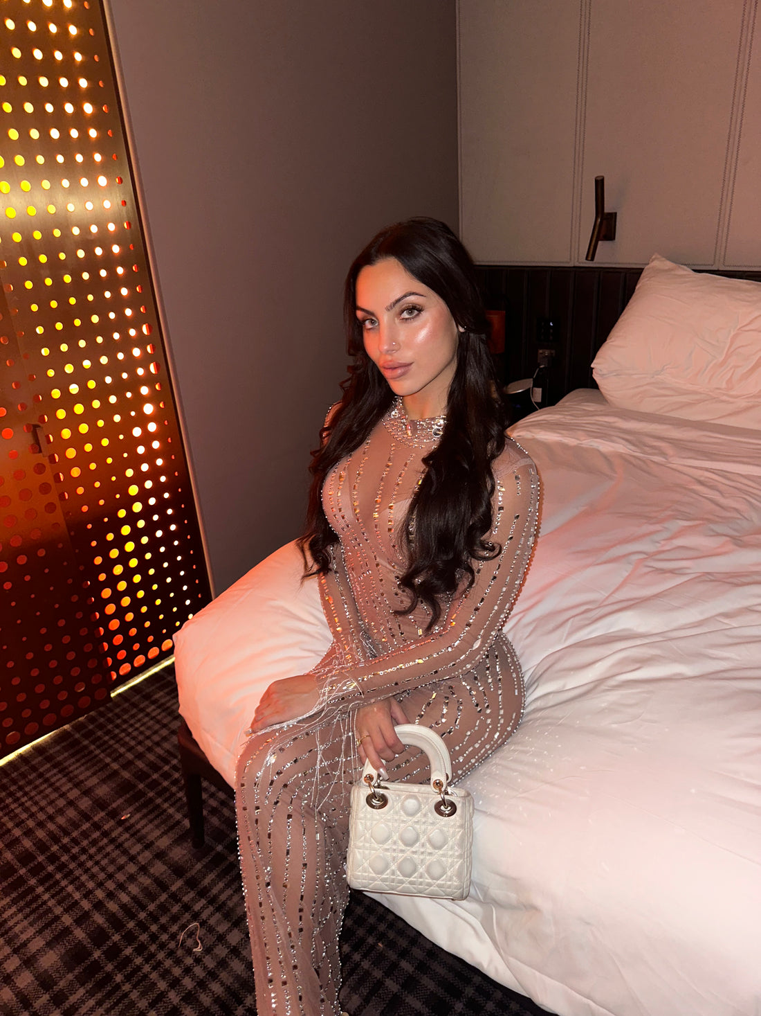 Luxe Crystal Embellished Maxi Dress -PRE ORDER