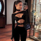 Luxe Zarni Long Sleeve Cut Out top- PRE ORDER