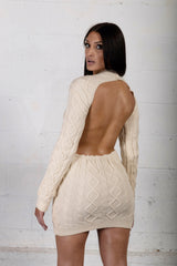 Ibiza Open Back Knit Mini