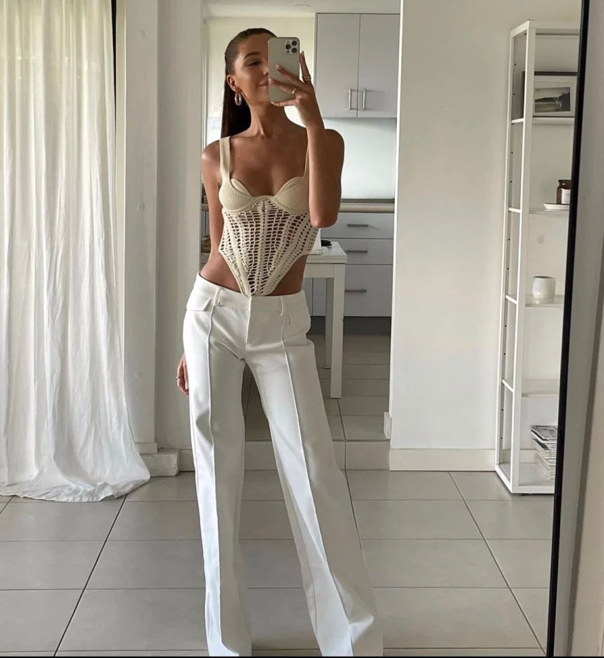 CAMI CROCHET CORSET- PRE ORDER